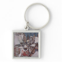 Christmas illustrations key chains