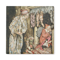 Christmas illustrations fridge magnets