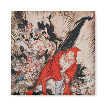 Christmas illustrations magnet
