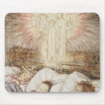 Christmas illustrations mousepads
