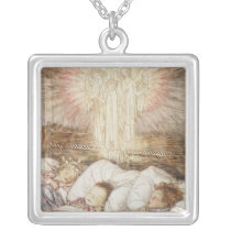 Christmas illustrations custom necklace
