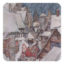 Christmas illustrations sticker