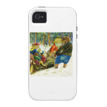 Christmas in Animal Land - The Yule Log Case For The iPhone 4