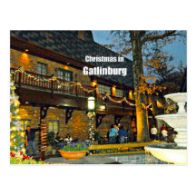 Christmas in Gatlinburg, Tennessee Post Card