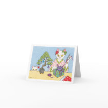 Christmas in Japan notecard by bmoussart Christmas in Japan notecard