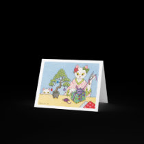 Christmas in Japan notecard