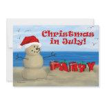 Christmas in July Party invitations