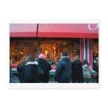 Christmas in NYC window display Post Cards