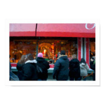 Christmas in NYC window display posters