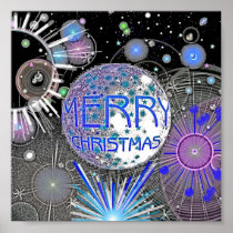 Christmas in Outer Space Poster