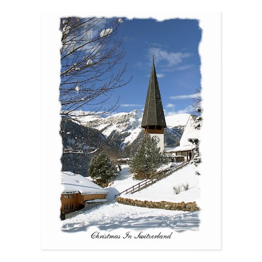 Christmas In Switzerland Post Cards