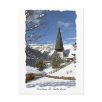 Christmas In Switzerland postcards