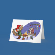 Christmas in the Forest Card