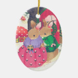 Christmas in the forrest ornaments