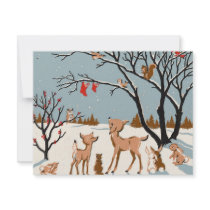 Christmas in the Woods invitations