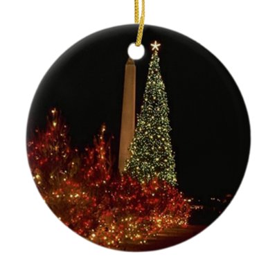 Christmas in Washington DC Christmas Tree Ornament