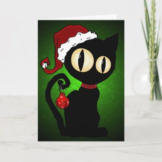 'Christmas Inkblot' Card