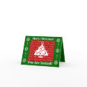 Christmas Invitation Notecard card