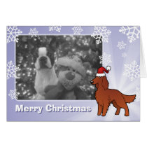 Christmas Irish / English / Gordon / R&W Setter Card