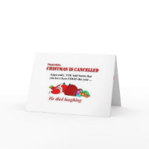 Christmas Is Cancelled cards