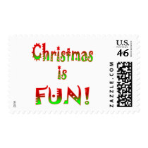 Christmas is Fun stamps