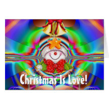Christmas Is Love Greeting Card