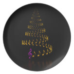 Christmas is music plates