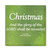 Christmas Isaiah 40-5 magnets