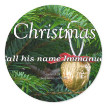 Christmas Isaiah 7-14 stickers by inspiredbygenius Christmas Isaiah 7-14 stickers
