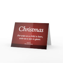 Christmas Isaiah 9-6 cards by inspiredbygenius Christmas Isaiah 9-6 cards