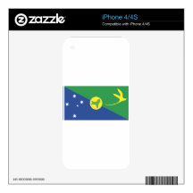 Christmas Island Flag Decal For iPhone 4S