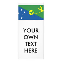 Christmas Island Flag Custom Rack Cards