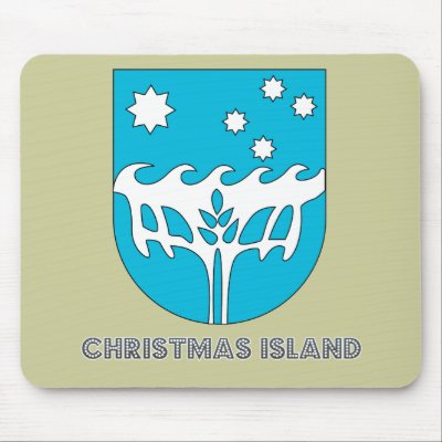 Christmas Islander Emblem Mouse Mats by FlagStore