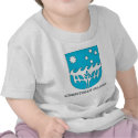 Christmas Islander Emblem t-shirts by FlagStore Christmas Islander Emblem t-shirts