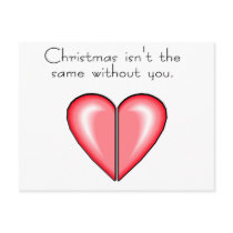 Christmas Isnt The Same Without You postcards