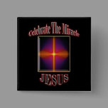 Christmas Jesus Button