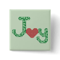 Christmas Joy Button by ingasi Christmas Joy Button