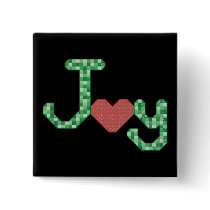 Christmas Joy Button by ingasi Christmas Joy Button
