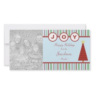 Christmas Joy Family Holiday Photo Cards photocard