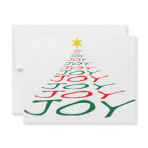 CHRISTMAS JOY invitations