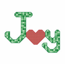 Christmas Joy Ornament photo sculptures
