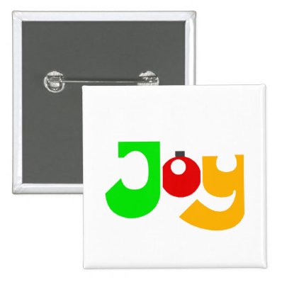 Christmas Joy Pinback Button