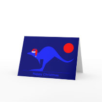 Christmas Kangaroo - Happy Christmas cards