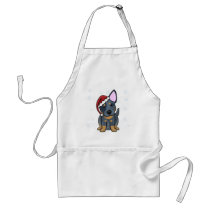 Christmas Kawaii Blue Heeler aprons