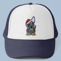 Christmas Kawaii Blue Heeler hats by MenagerieMayhem Christmas Kawaii Blue Heeler hats