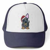 Christmas Kawaii Blue Heeler Trucker Hats