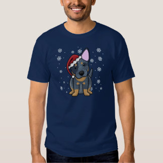 blue heeler christmas shirt