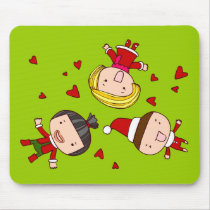 Christmas Kids mousepads by tshirtdujour Christmas Kids mousepads