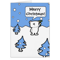 Christmas Kiss card cards