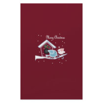 Christmas  Kissing Birds Stationery
